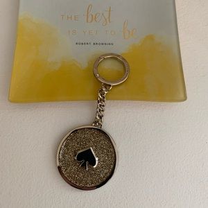 Kate Spade, Enamel Fob, Key Ring Purse Charm, New